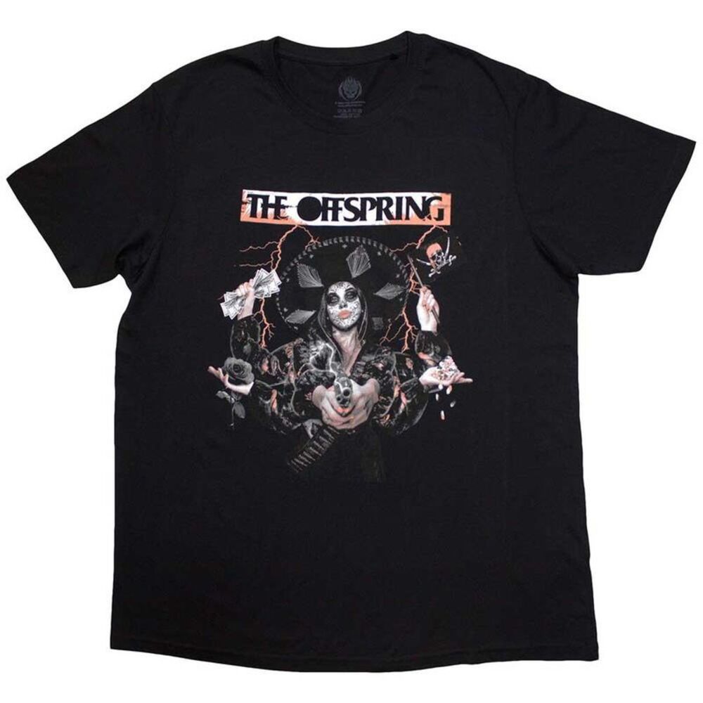 The Offspring Unisex Adult Gun Girl T-Shirt / Black